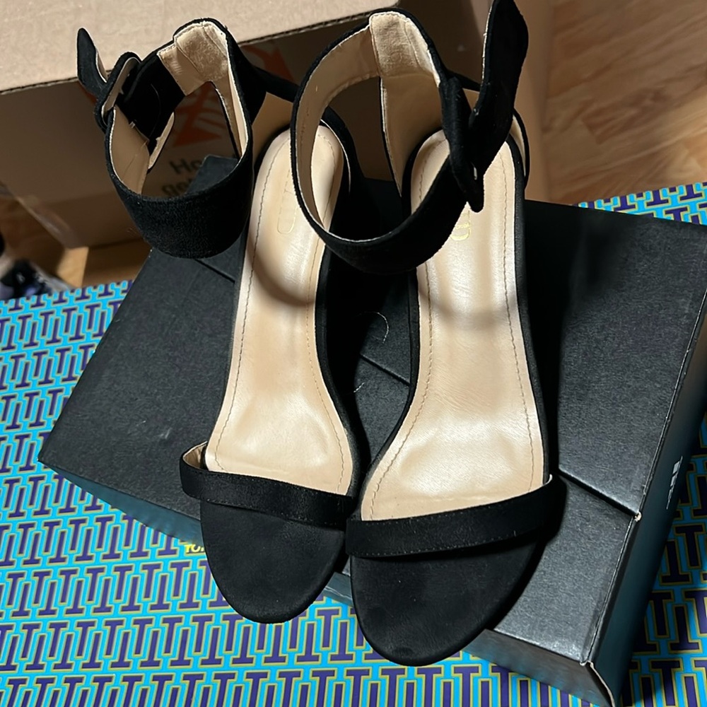 RAID (ASOS) wide strappy block sandal
